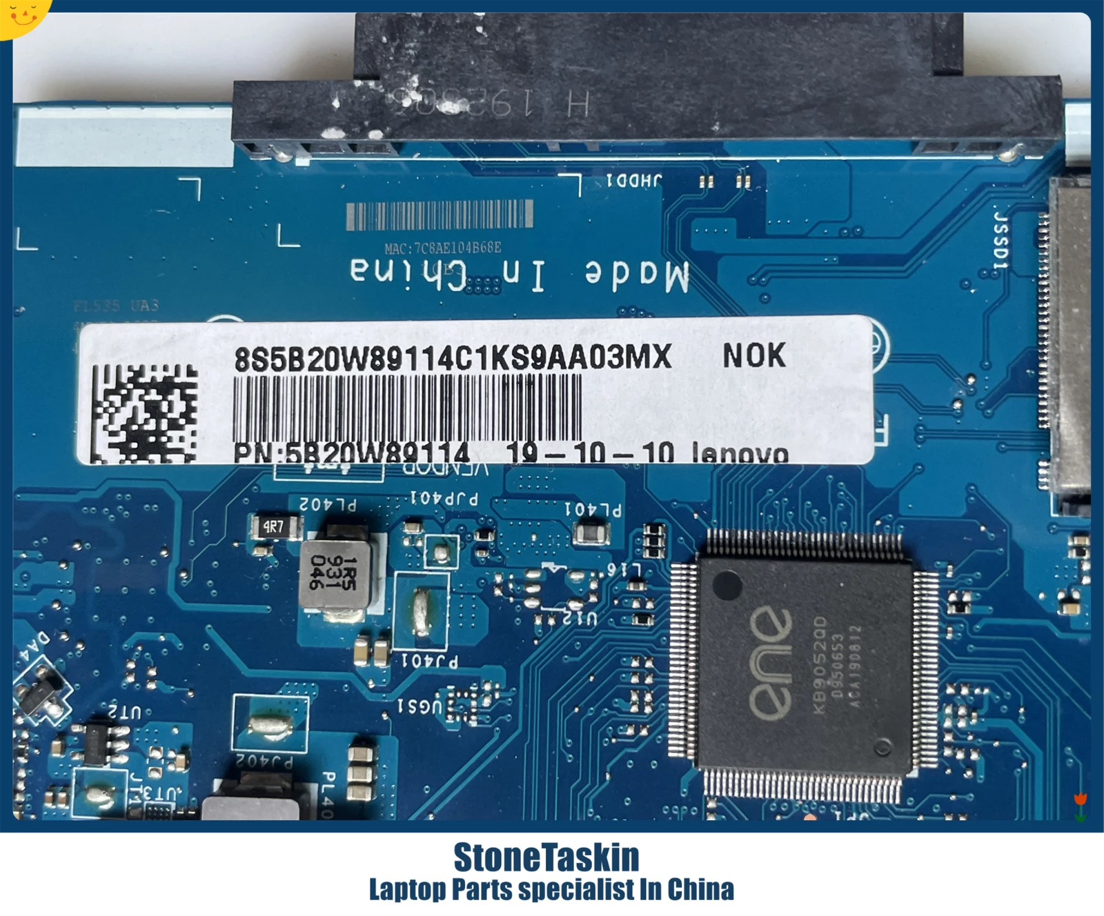StoneTaskin Zrekonštruovaný Pre Lenovo Ideapad S340-15IIL Notebook Doska S I7-1065G7 CPU 4G RAM 5B20W89114 LA-H103P 100% Test . ' - ' . 1