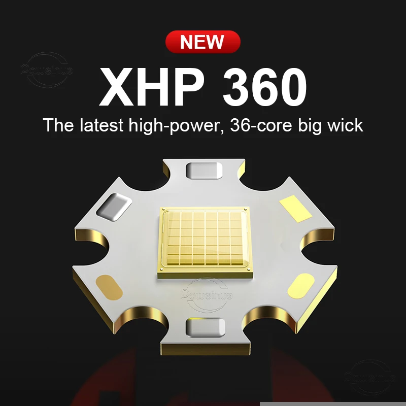 Super XHP360 Výkonné LED Baterky 18650 Vysoký Výkon Pochodeň Svetla USB Nabíjateľná Baterka XHP199 Nepremokavé Kempingové Svietidlo . ' - ' . 1
