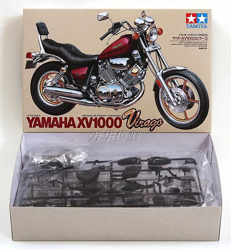 Tamiya 14044 1/12 Rozsahu Yamaha Virago XV1000 Motocykel Displej Zberateľskú Hračka Plastové Budovy Montáž Modelu Auta . ' - ' . 0