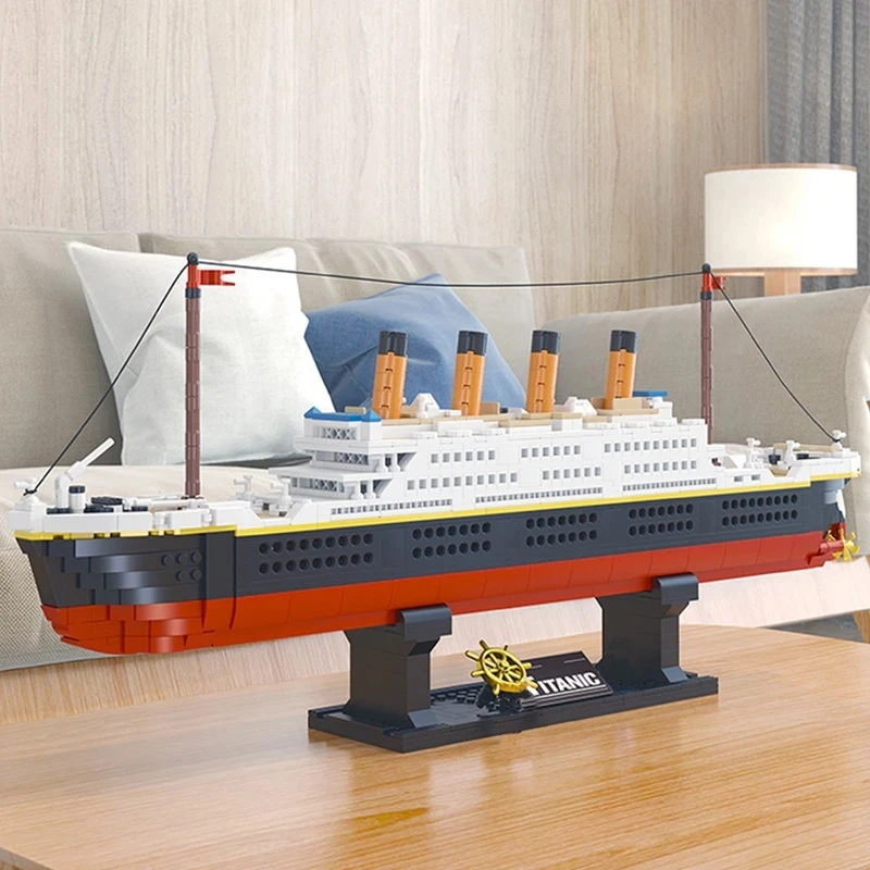 Titanic Výletnej Lode Model Bloky 1860/1288pcs Lode, Stavebné Bloky, Darček pre Deti Deti Home Office Ozdoby Rýchlo Sh . ' - ' . 2