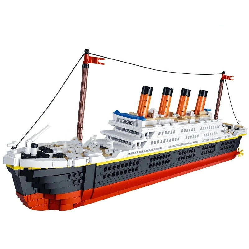 Titanic Výletnej Lode Model Bloky 1860/1288pcs Lode, Stavebné Bloky, Darček pre Deti Deti Home Office Ozdoby Rýchlo Sh . ' - ' . 5