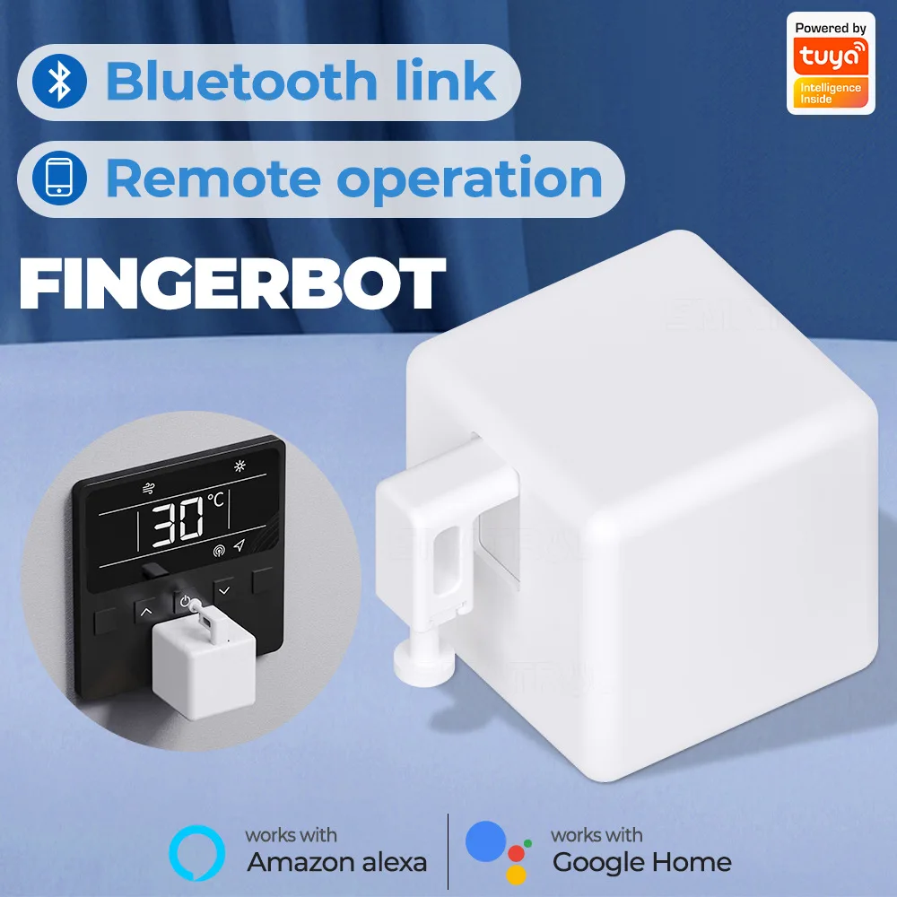 Tuya Smart Bluetooth Plne automatické prsta robot bežné vložiť vzdialených klávesov home . ' - ' . 0
