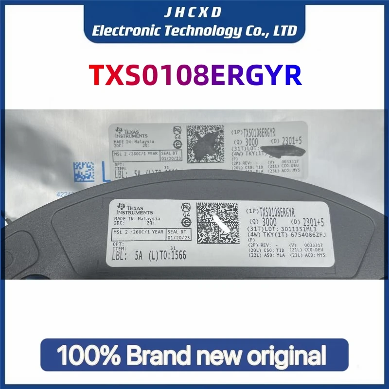 TXS0108ERGYR Package: VQFN-20 60Mbps 8-bitové Bi-directional Úrovni Prevodník Prevodník/Úroveň shifter 100% originálne a autentické . ' - ' . 0