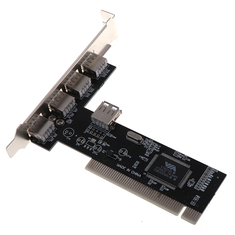 USB 2.0 4 Port 480Mbps Vysokej Rýchlosti CEZ ROZBOČOVAČ PCI Radič Karty Adaptéra PCI Karty pre Vista Windows ME, XP, 2000 98 SE . ' - ' . 2