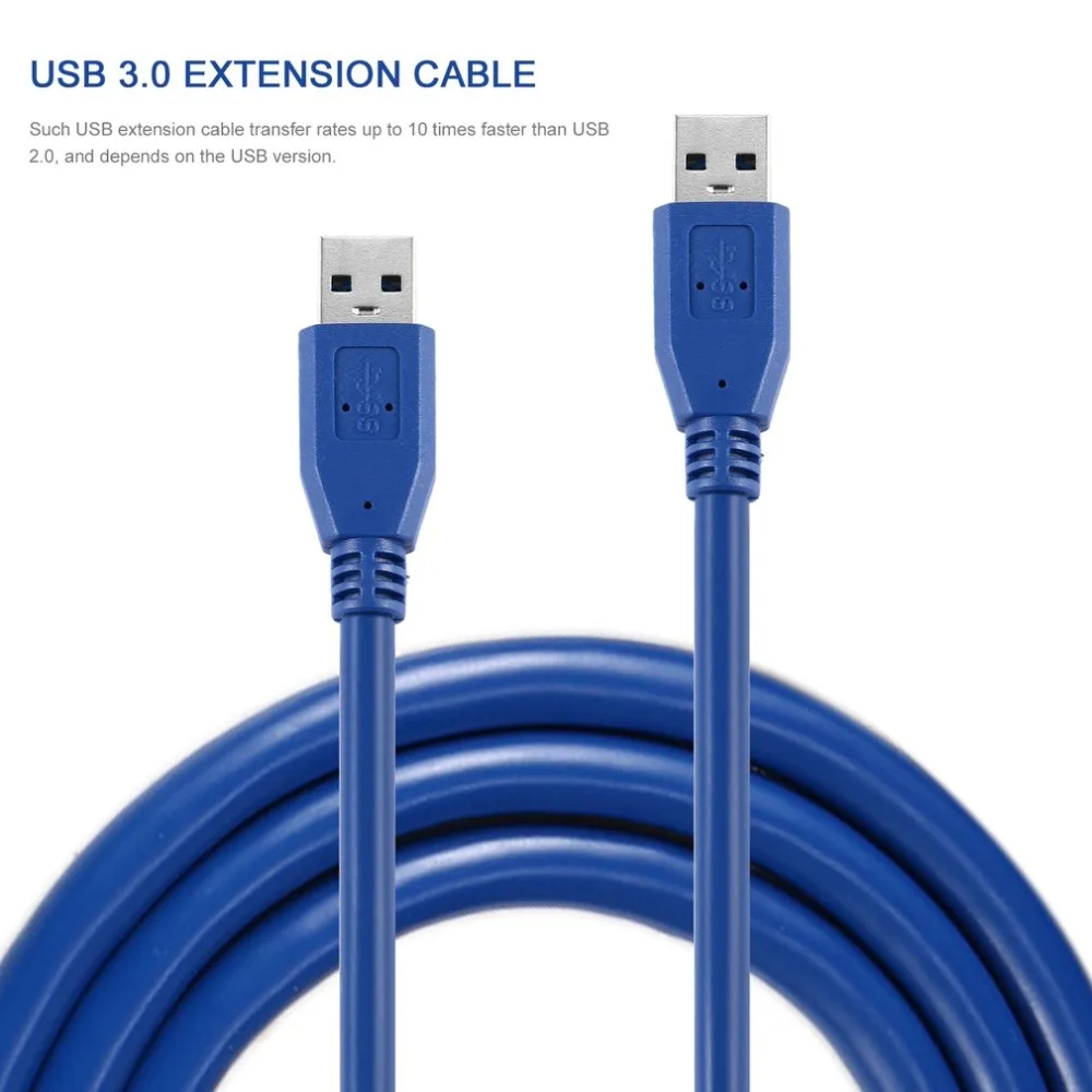 USB 3.0 Kábel USB Samec Samec M/M Typ USB 2.0 Predlžovací Kábel Kábel Riadku 100 cm Dĺžka Vysokej Kvality Banských Kábel . ' - ' . 2