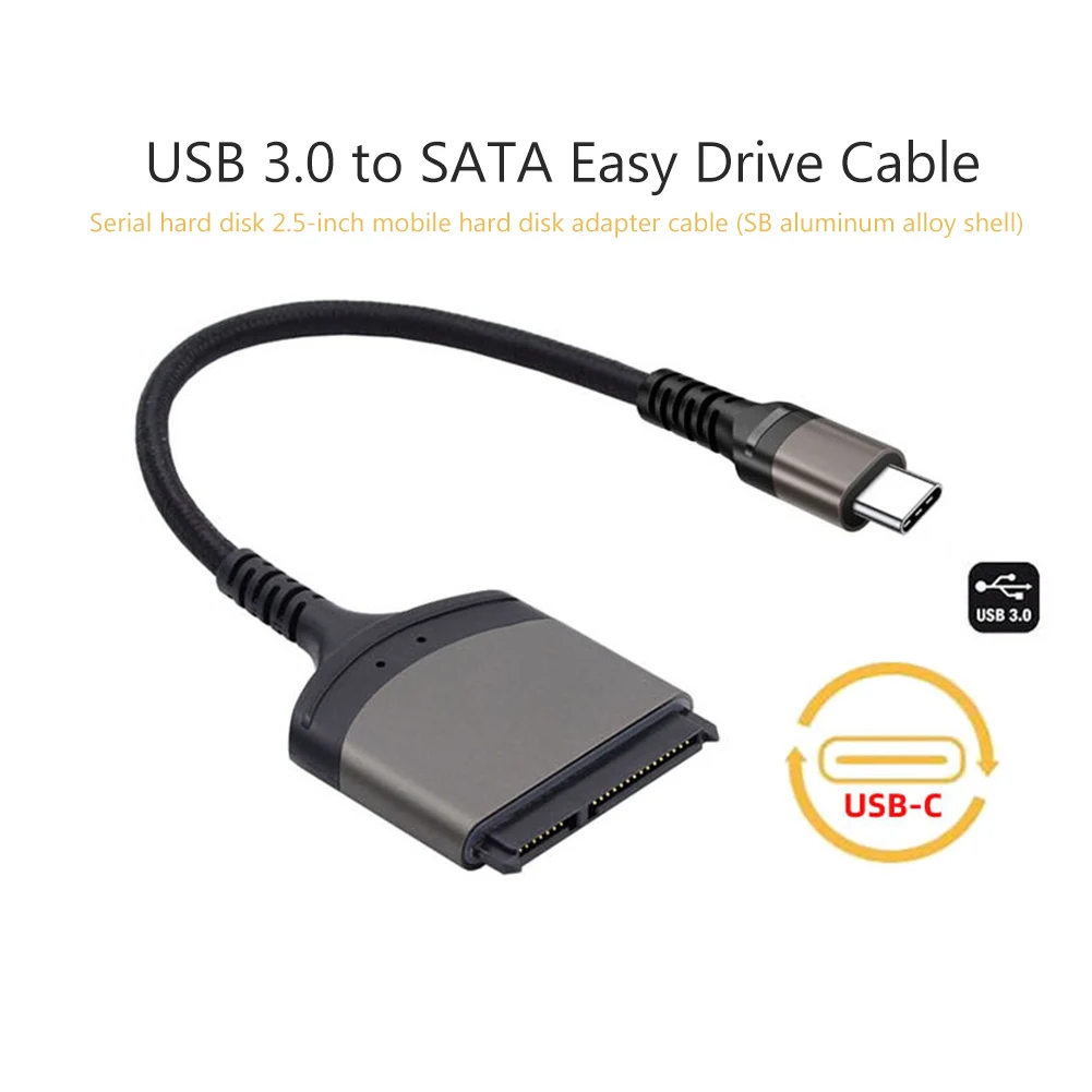 USB 3.0, SATA 3 Kábel Sata do USB 3.0 Adaptér pre 2.5 Palcový Externý HDD SSD Pevný Disk Až 6 gb / S 22 Pin SATA III Kábel USB . ' - ' . 5