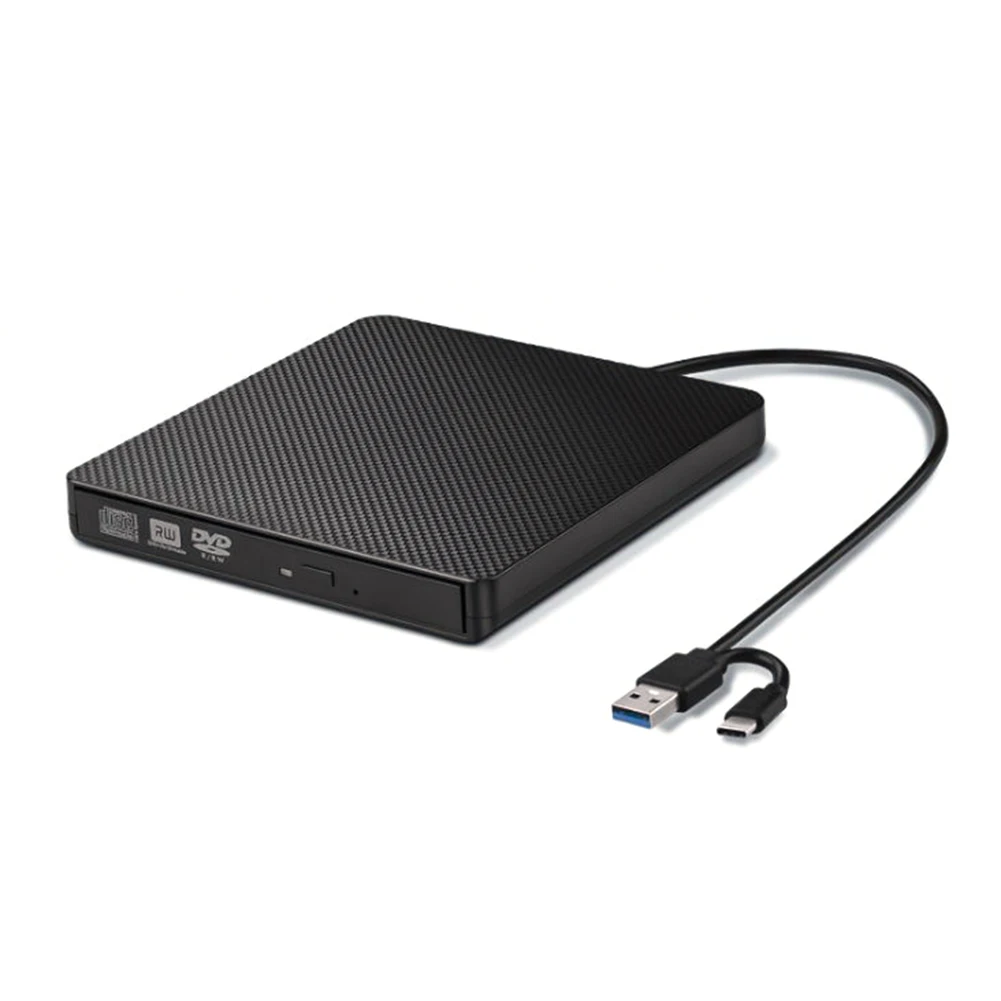 USB3.0 Typ-C Optickej Jednotky Krytu Prípade, DVD a CD-ROM Prehrávač Krytu Plug and Play Kože Obilia Non-sklzu pre Notebook Notebook . ' - ' . 4