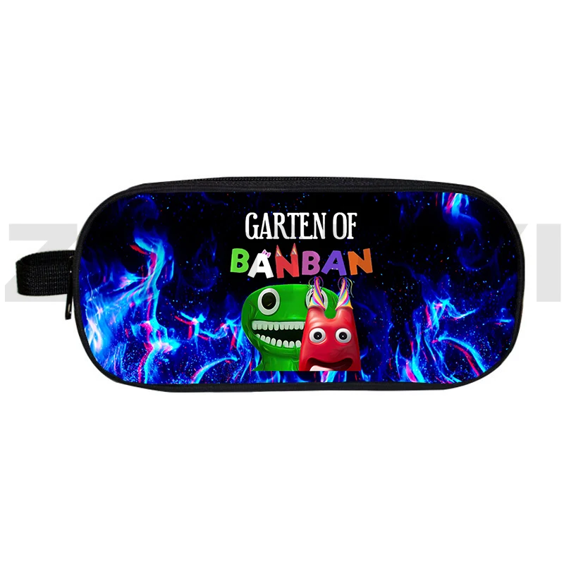 Veľká Hra Garten z BanBan 2 Double-layer peračník Kvalitné Plátno Módne Kozmetické Prípadoch Cestovné make-up Taška Ceruzky, Puzdro . ' - ' . 2