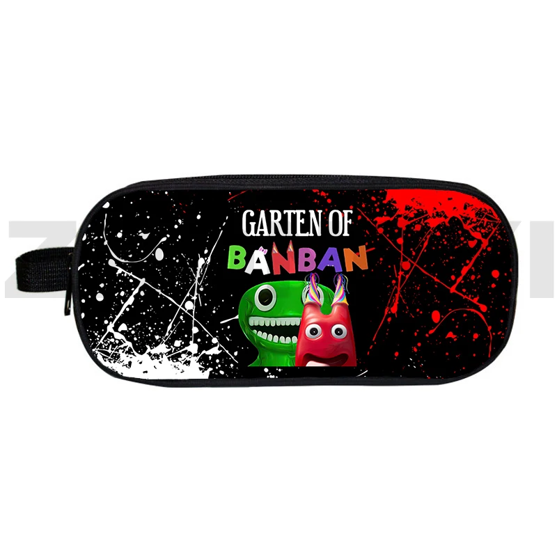 Veľká Hra Garten z BanBan 2 Double-layer peračník Kvalitné Plátno Módne Kozmetické Prípadoch Cestovné make-up Taška Ceruzky, Puzdro . ' - ' . 3