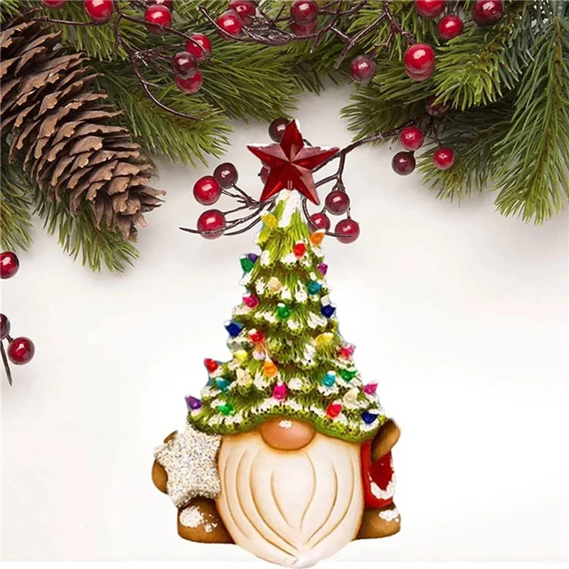 Vianočný Trpaslík Figúrky Gnome Vianočný Stromček Stola Vianočný Stromček na Stôl písací Stôl Vianočné Dekorácie, Ozdoby . ' - ' . 5
