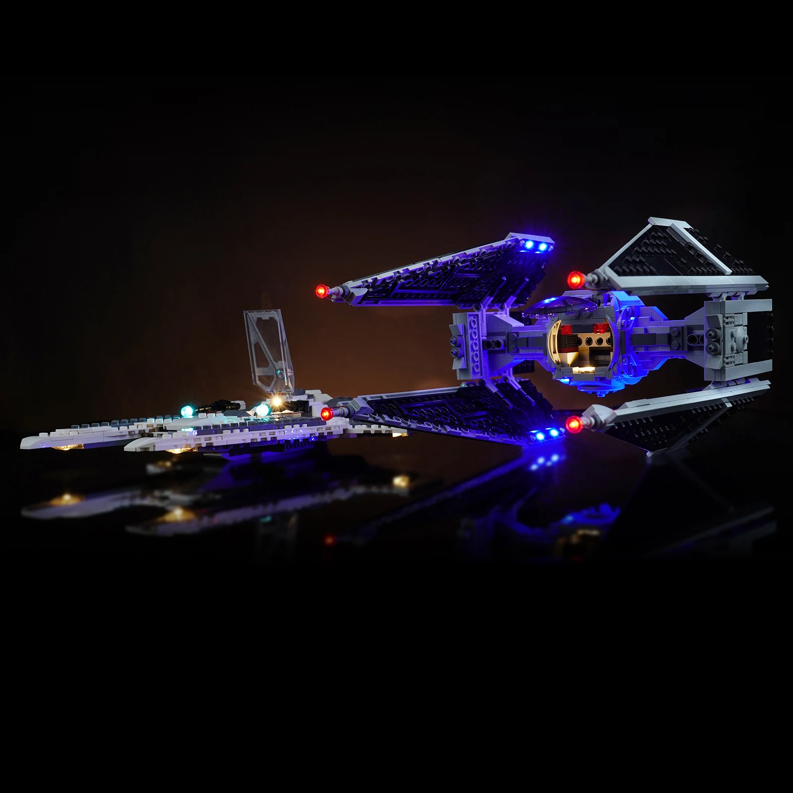 Vonado LED Svetlo Pre 75348 Mandalorian Fang Bojovník proti KRAVATU Interceptor Osvetlenie HOBBY Hračky (Nie Zahŕňajú Modelu) . ' - ' . 3