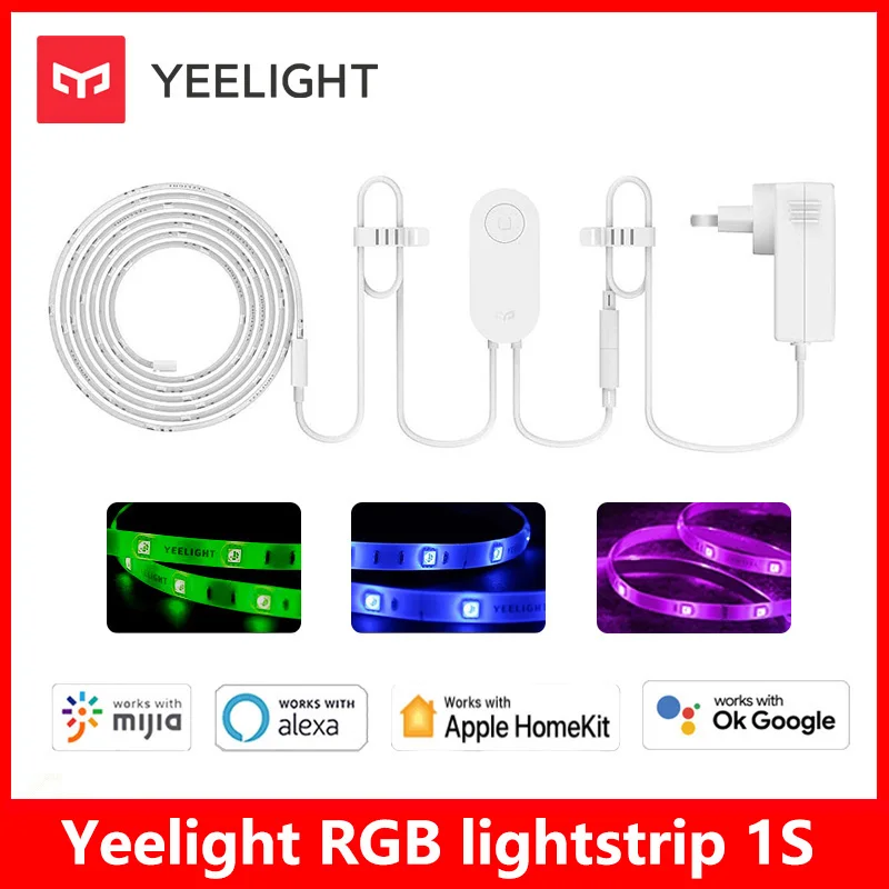 Yeelight Aurora Inteligentné Svetelné Pásy 1S Plus LED RGB Farebné LightStrip WiFi Diaľkové Ovládanie S APLIKÁCIU Asistent Homekit pre Mi Domov . ' - ' . 0