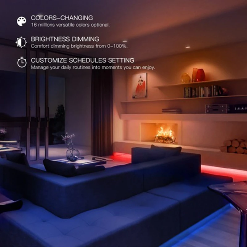 Yeelight Aurora Inteligentné Svetelné Pásy 1S Plus LED RGB Farebné LightStrip WiFi Diaľkové Ovládanie S APLIKÁCIU Asistent Homekit pre Mi Domov . ' - ' . 5