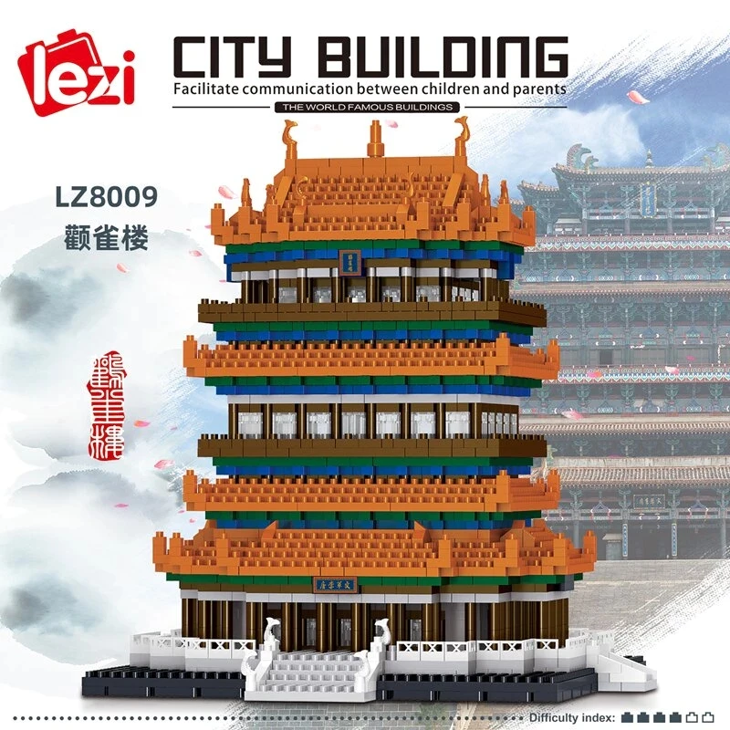 Čínska Kultúra Mini Hrad Architektúra Stavebné Bloky Miniatúrne Zberateľskú Montáž Hračka Súprava Mini Diamond Blok pre Dieťa Dospelých . ' - ' . 0