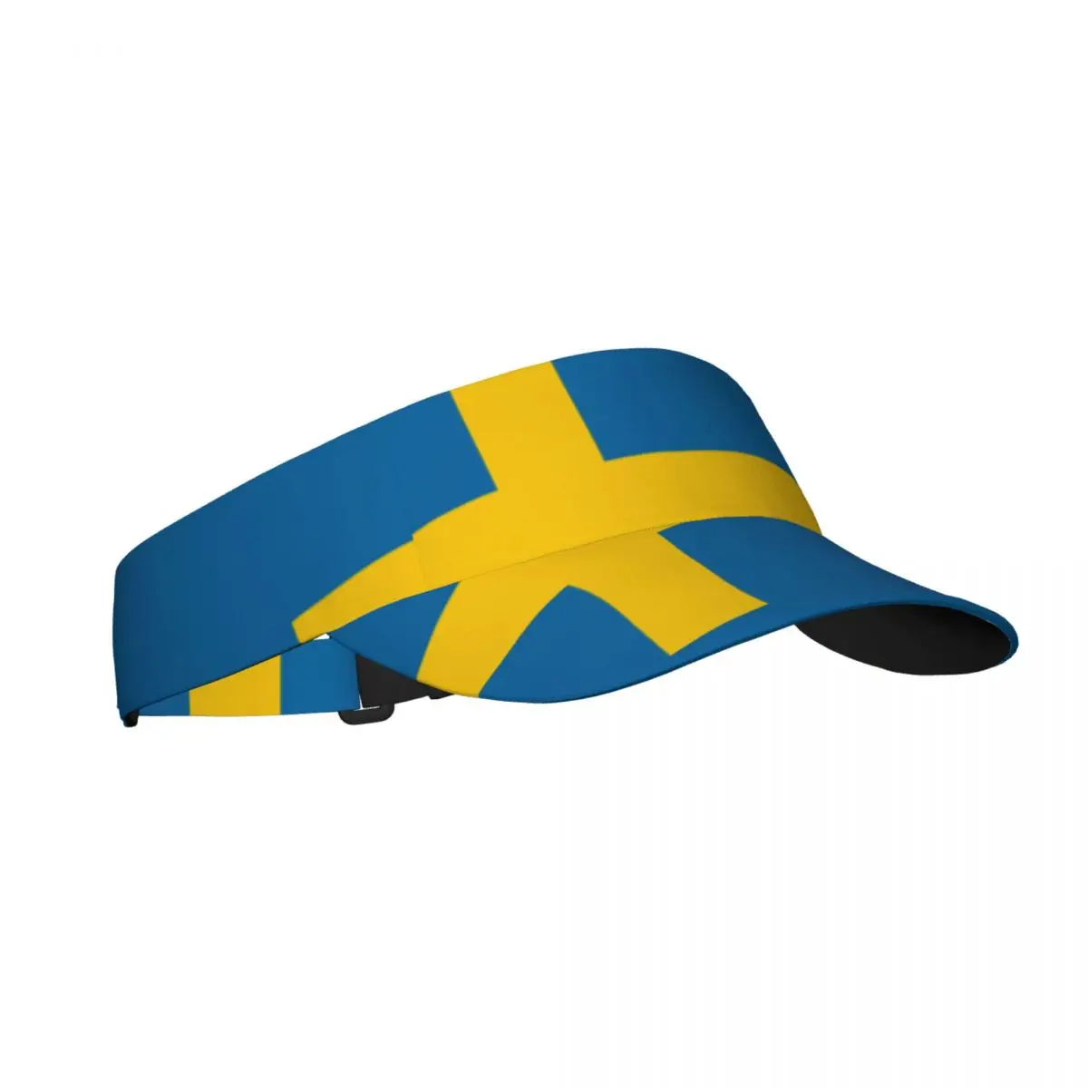 Športové Slnečné Spp Nastaviteľné Tienidlo UV Ochranu Top Prázdne Tenis Golf Beží opaľovací Krém Klobúk pod Vlajkou Švédska . ' - ' . 0