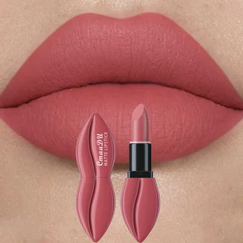 10 Farieb Nepremokavé Veľké Ústa Nahé Matné Rúže Long Lasting Lip Stick Nie Vyblednutiu Sexy Red Velvet Rúže Make-Up, Kozmetické