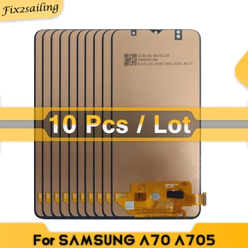 10 Ks INCELL TFT Testované Na Samsung Galaxy A70 A705 SM-A705F SM-A705MN 6.7 LCD Displej Dotykový Displej Digitalizátorom. S/Bez Rámu