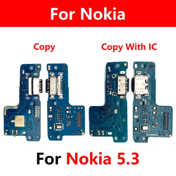 10 Ks USB Nabíjací Dock Rada Pre Nokia 5.3 USB Nabíjací Port Jack Rada Pripojiť Mikrofón