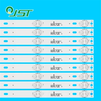 100% Nový 9pcs/Kit LED Pásy pre 55 TV Vios VI-95865 VI 95865
