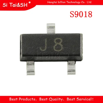 100KS S9018 SOT23 9018 SOT SMD J8 SOT-23 nových tranzistorov