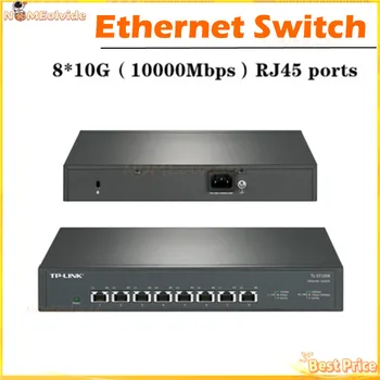 10gbe Switch 10 gb Prepínač RJ45 Switch 10 Gigabit 10G Prepínač 10gbps Ethernet 8*10000mbps TI-ST1008 Plug and play TP-LINK