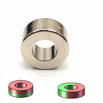 10pcs Magnet Krúžok Diametrálne 12.7x6.35x6.35 mm Neodýmu permanentnými Magnetmi NdFeB 12,7 mm x 6.35 mm x 6.35 mm