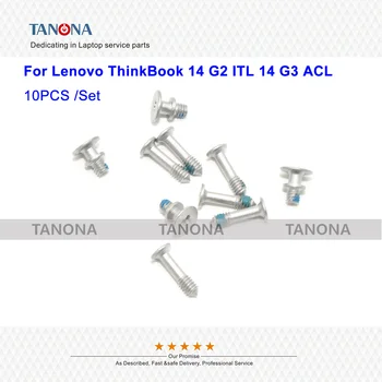 10PCS/set Nová Skrutky Pre Lenovo ThinkBook 14 G2 ITL 14 G3 ACL na Spodnej Prípade Nižšej Prípade Krytom