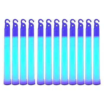 12Pcs Jednorazové Fluorescenčné Palice, Super Svetlé Núdzové Svetlo Stick Multicolor Outdoor Camping Hicking Prežitie Žiariace Stick
