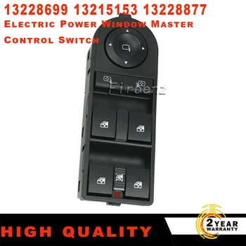 13228699 Elektrické Okná Master Control Switch pre Vauxhall Pre Opel Astra H, Zafira B Kombi 2004-2015 13228877 13215153