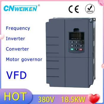18.5 KW 25HP 380V VFD AC Frekvenčný Menič trojfázový Vstup 3 Fázy Výstupu Disky Frekvenčného meniča