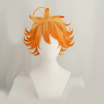1pcs Anime Zasľúbenej krajiny nekrajiny Krátka Parochňa Lolita Syntetické Vlasy Cosplay Prop Party Dekor Kolekcia pre Mužov Chlapec Darček