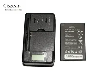 1x 1500mAh HB4F1 Batérie + LCD Sieťovej Nabíjačky pre HuaWei Ascend E5331 EC5321 E585 M860 IDEOS U8800 C8800 U8220 U8230 E5830 C8600