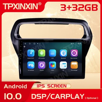 2 Din Carplay Android Rádio Prijímač, Multimediálne Stereo Pre Ford Escort 2015 2016 2017 2018 GPS Navigácie IPS Záznamník Vedúci Jednotky