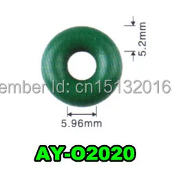 200pieces kvalitné autodiely gumy oring gumené tesnenia pre boch injektor repair kit (AY-O2020)