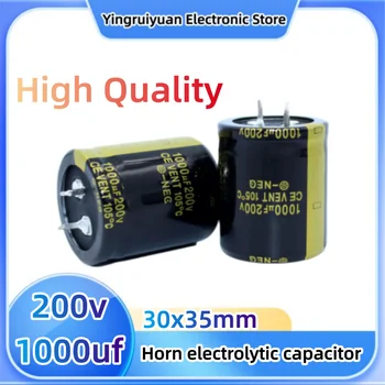 200V 1000uf horn elektrolytický kondenzátor znížiť drôt napájací adaptér 30x35 2ks