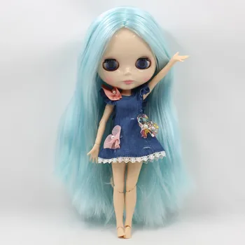 20171018 Spoločné telo Nahé blyth Bábika modré vlasy Módne bábiky Factory bábika je Vhodné Pre Dievčatá
