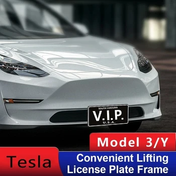 2021-23 rok Tesla Model 3 Y Update Zdvíhacie špz Rám Prenosné American Standard Pre Tesla Model 3 Y