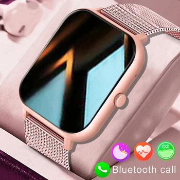 2023 Nové Bluetooth Prijatie Hovoru Smart Hodinky Ženy Muži plne Dotykový Vytáčanie Hovoru Fitness Tracker Vodotesný IP67 Smartwatch Žena+Box