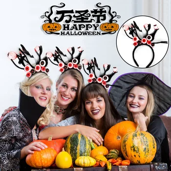 2023 Nové Halloween hlavový most Buľvy Spider Dievčatá Flitrami Čela pre Ženy Festival Strany Cosplay Hairband Darček Dieťa Vlasové Doplnky