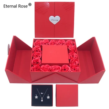2023 Večný Rose Vianočného Darčeka Mydlo Kvet Pre Priateľka Narodeniny Strany Matky Deň Valentína Darček