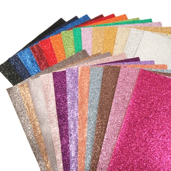 20x33cm Kovové GlitterFaux Kožené Textílie Roll Luky Kožené Listy Syntetické Vinyl DIY Kabelky Dodávky, Takže Materiál