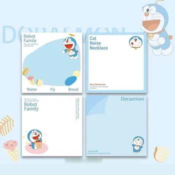 24 ks/veľa Kawaii Doraemon Memo Pad Sticky Note Roztomilý N-Krát Papiernictvo Štítok poznámkový blok Post Office Školské potreby
