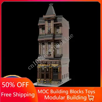 2485PCS Vlastnú MOC Modulárny Vlad Brickula Mansion street view Stavebné kamene, Tehly Detí, narodeniny, hračky, Vianočné darčeky