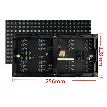 256x128mm LED Displej Modul P4 Vnútorné Plné Farby HD 64*32Pixel 1/16 Scan RGB SMD LED Matrix Panel