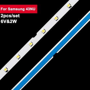 2ks/set 462 mm 6V 2W 28lamp tv podsvietenie led pásy pre Samsung 43NU UE43NU7100U UE43NU7120U 20200306 REV.2 DFD-8 94V-0