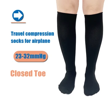 2pc/Pár Let Cestovné Kompresné Ponožky Strečové Športové Bežecké Vonkajšie Cestovné Cvičenie Sluchu Podporovať Krvný Obeh Ponožka