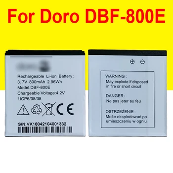 3,7 V 800mAh 2.96 Wh DBF-800E batérie pre Doro PhoneEasy 622, 622GSM 606 606GSM 520 MOBILNÝ TELEFÓN