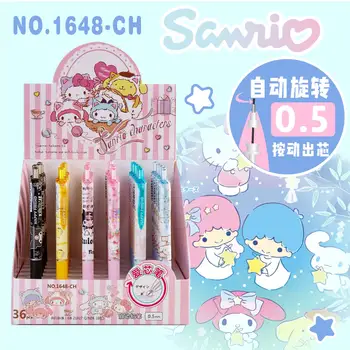 36pcs Sanrio Mechanickej Ceruzky 0,5 mm Žiak Cartoon Patentné Ceruzky Kuromi Melódie Hello Kitty Roztomilý Papiernictvo Veľkoobchod
