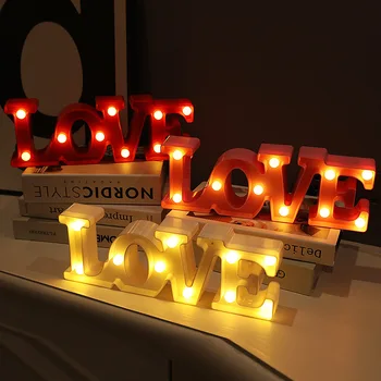 3D LED Nočné Svetlo Srdca Lásky, Svadobné Party Dekor stolná Lampa Domov Izba Dekor Stene Visí Ozdoby Nočné Lampy, Spálňa Dary