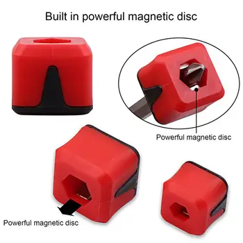 3ks Bit Magnetizer Krúžky Hrdza-dôkaz Magnetizer Skrutku Držiteľov Univerzálny Magnetický Skrutka Držiaka Krúžky Skrutkovač Ovládač Bitov